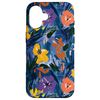 Abstract Floral Design, Modern Flower Pattern, Colorful Case for iPhone 16