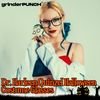 grinderPUNCH Black Large Nerdy Thin Plastic Frame Clear Lens Eye Glasses Frame