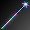 LED Snowflake Magic Light Up Saber Swords Flashing Staff