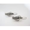 Generic 2 extra tiny small silver seashell metal barrette hair clip for fine thin hair