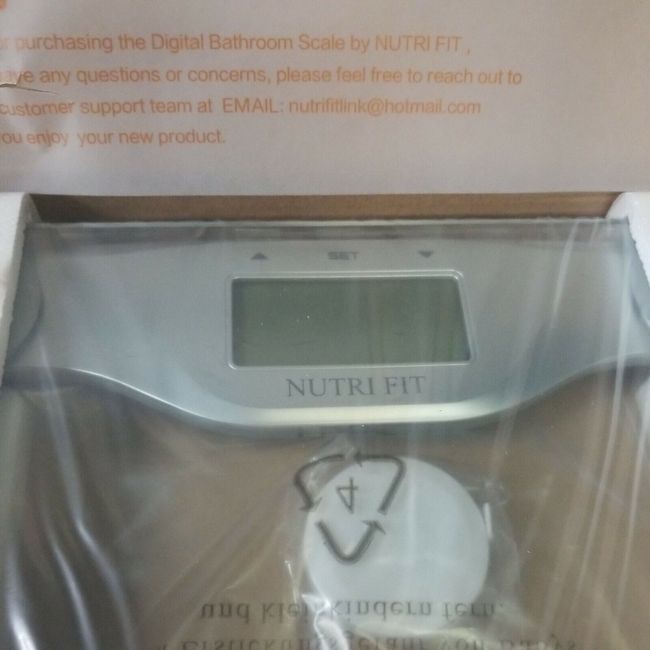 NUTRI FIT Digital Body Weight Bathroom Scale BMI, Accurate Weight