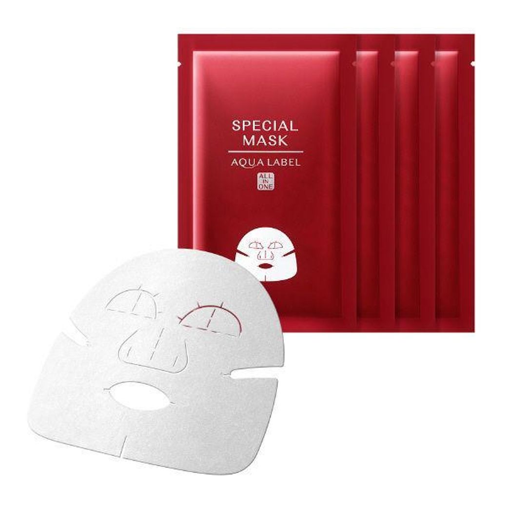 Shiseido Aqualabel Special Face Mask 4 Sheets