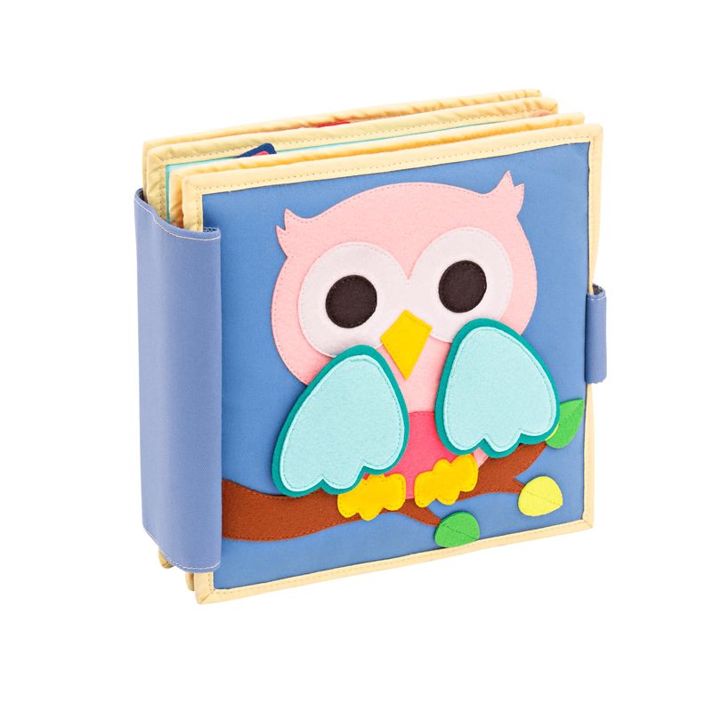 Jolly Designs Quiet Book ABC – Libro Sensoriale In Feltro Montessori Per Bambini 3+ – Giocattolo Educativo Fai Da Te Per Motricità Fine