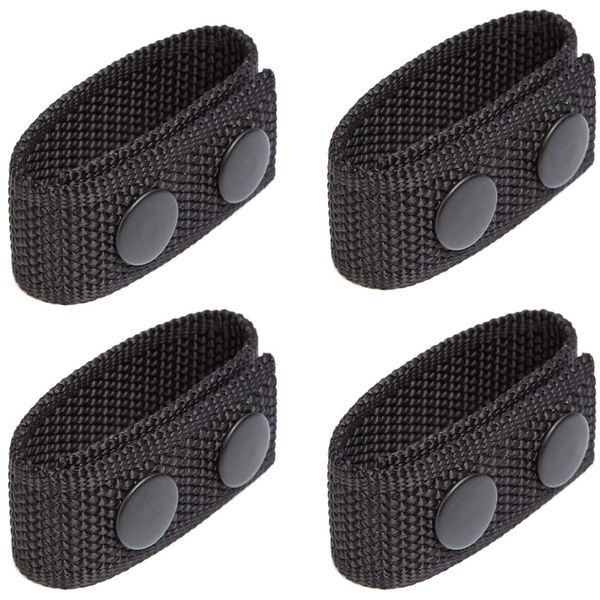 Kyrio Nylon Duty Belt Keeper mit doppelten Druckknöpfen für 2 und 2,25"Sicherheitsgürtel für Taktische Polizei-Militärausrüstungszubehör