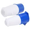 2Pcs Industrial Plug Connector Set,3‑Pin 1‑Phase Explosion‑Proof Waterproof 32A 220‑250V