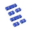 Hihaha 2 Set 8mm Car Engine Spark Plug Wire Separator Looms Divider Blue Durable Material