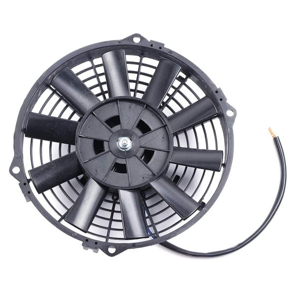 SCITOO Radiator Cooling Fan Mount Kit 8inch Push Pull Slim Electric Universal Plastic Black