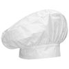 MISEMIYA Gorro Forma Seta Chef's hat Mushroom-Shaped Cap 918, Blanco, Pack 1 Pcs