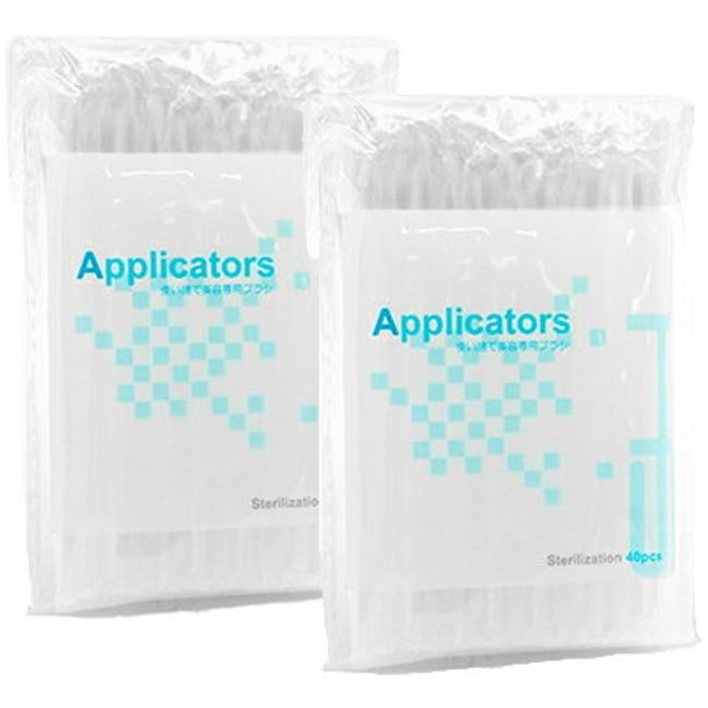 <br>Eyelash applicators Total: 80 pcs. 2 bags of 40 pcs. Domestic shipping. Date and time cannot be specified. Mailed in the post. Product [Ships from Yamato warehouse]