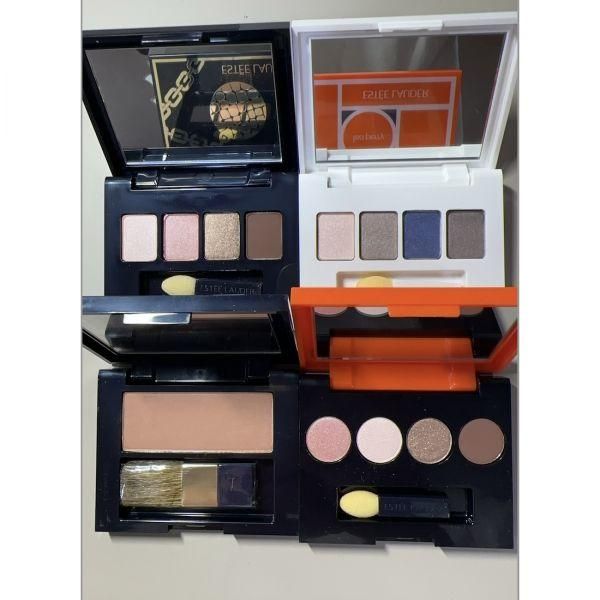 Estee Lauder 2 Set Pure Color 8 Color Shade Eyeshadow Palette Medium Bronzer