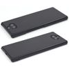Xperia 8 Xperia 8 Xperia 8 SOV42 Compatible Case Cover Back Cover Hard Case Back Protective Cover Thin Simple Durable PC Material Solid Strap Attachable [Black]