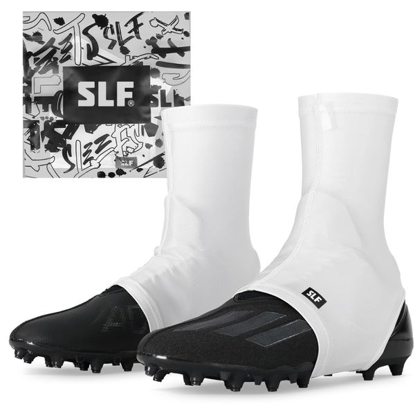 SLEEFS Solid Spats/Cleat Covers (White, S/M)