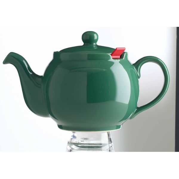 London Teapot Company-Chatsford 2-Cup Teapot with One Red Filter, Green