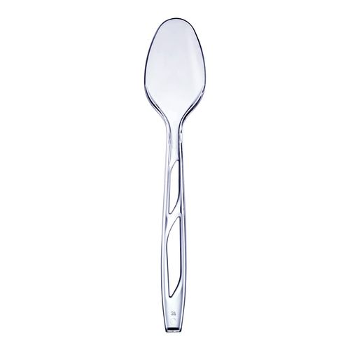 Comfy Package, [200 Count] Premium Heavyweight Disposable Clear Plastic Spoons