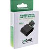 InLine 59948N50 Pack of Dust Protection for USB Type-C Plug Black