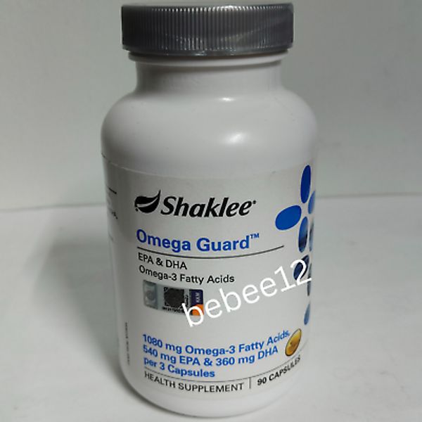 NEW Shaklee Omega Guard 90 Capsules Omega 3 Fish Oil Health Supplements