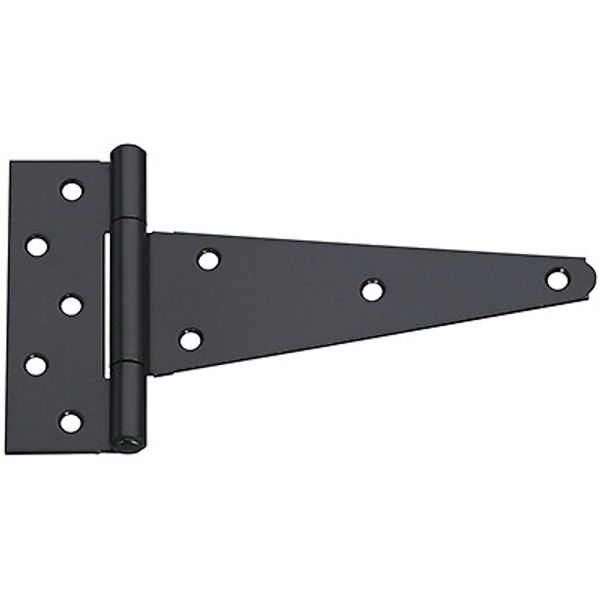 National Hardware N129-213 Extra Heavy Gate T-Hinge, Black, 8 In. - Quantity 1