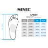 Seac Sprint Snorkeling Fins - Blue, Large/X-Large