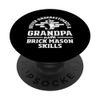 Bricklayer Never Underestimate A Grandpa PopSockets Adhesive PopGrip