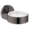 GROHE Essentials New Glass/Soap Dish Holder Hard Graphite 40369A01