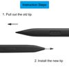 Dakexiong Slim Pen 2 Replacement Tip, 1 Pcs, Black, Compatible with Microsoft Surface Slim Pen 2
