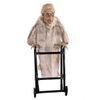Horror-Shop Old Grandmother with Walker - Motion & Sound 72 cm