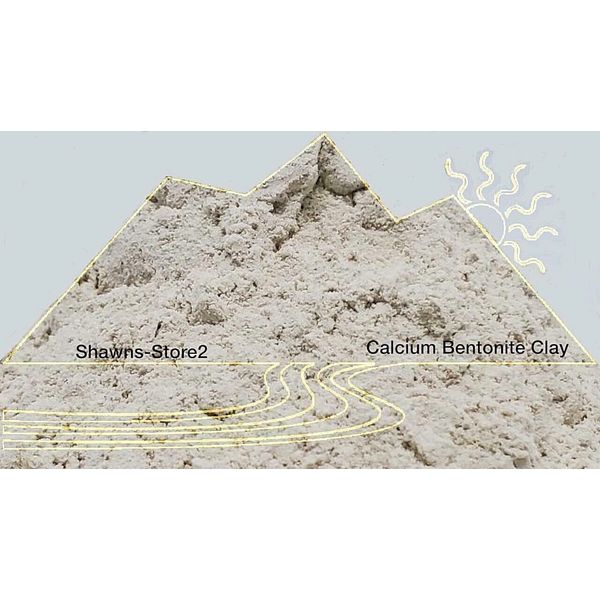 Premium Bentonite/Montmorillonite Clay 20 lb Edible Calcium