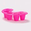 2 Pcs Nail Soaking Hand Bowl Manicure Soak Off Finger Bowl Separate Nail Gel Removal Bowl Nail Art Tips Bowl for Polishing Remover Treatment (Rose Red and Black)