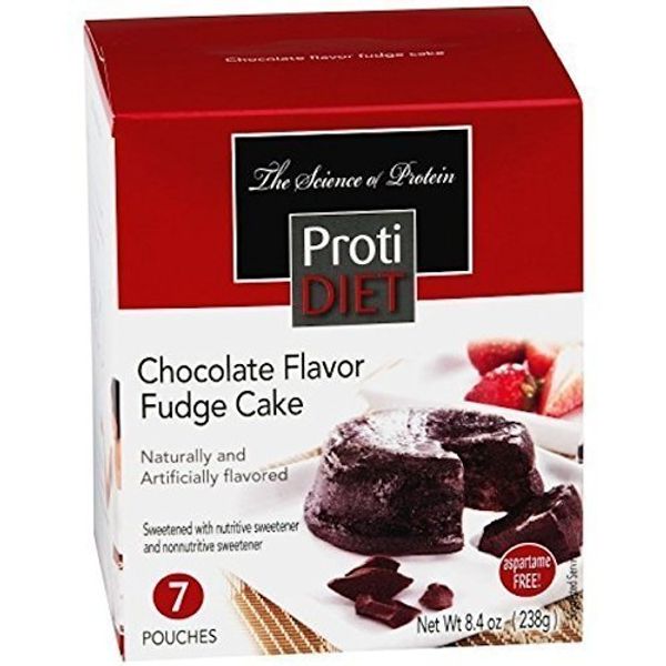 ProtiDIET Chocolate Flavor Fudge Cake 7 Pouches