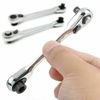 1/4" Mini Double-Ended Quick Socket Ratchet Wrench Rod Screwdriver Bit Tool