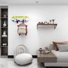 WANLIAN Skateboard Wall Mount Display Rack, Skateboard Wall Rack with Storage Hook