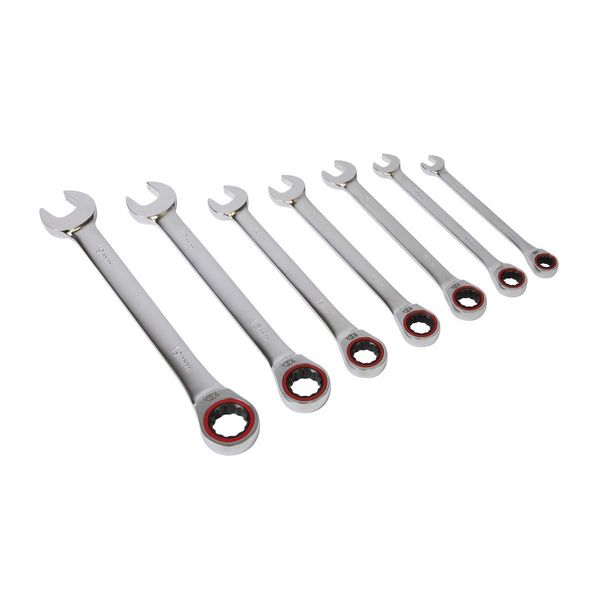 Sealey AK63941 7pc Combination Ratchet Spanner Set