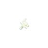 UNITED STATES HDW 1/2" White Plastic Drain Cock