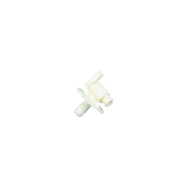 UNITED STATES HDW 1/2" White Plastic Drain Cock