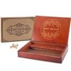 Shut the Box Dice Game，Wooden Board Table Math Game with Lid - 6 Dice - Gift Pac