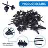 BESTYCHAO 60pcs Tri-Fold Exploding Large Head Aluminum Blind Rivet Pop Rivet Rivets - Black(4.8x25mm)