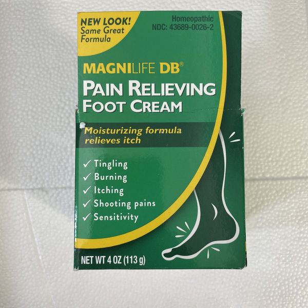 MagniLife DB Pain Relieving Foot Cream - 4 Oz   (1 pack)