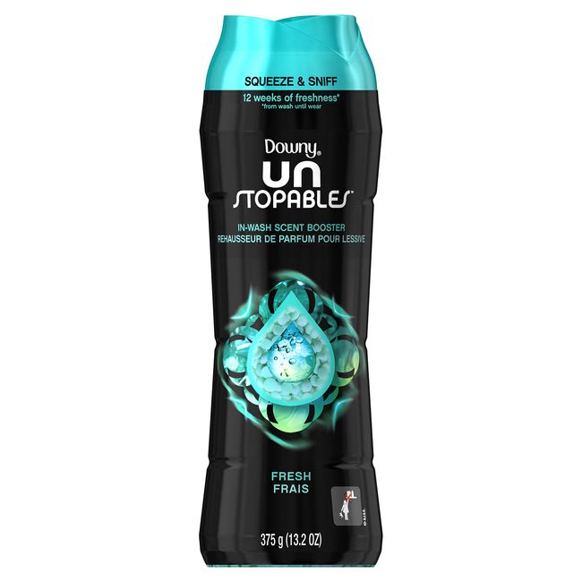 Downy Unstoppables In-Wash Scent Booster Beads, Fresh Scent, 375 g