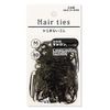 Made in Japan Tangle-Free Rubber, 960 Sticks (80 Pieces x 12 Pack), Polyurethane (Black, Black)