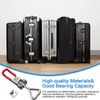 4 Pcs Toggle Clamp Latch, Quick Release Push Pull Toggle Clamp with Mounting Screw, Adjustable Toggle Clamp Latch with Lock Hole for Door Cabinet Box Case
