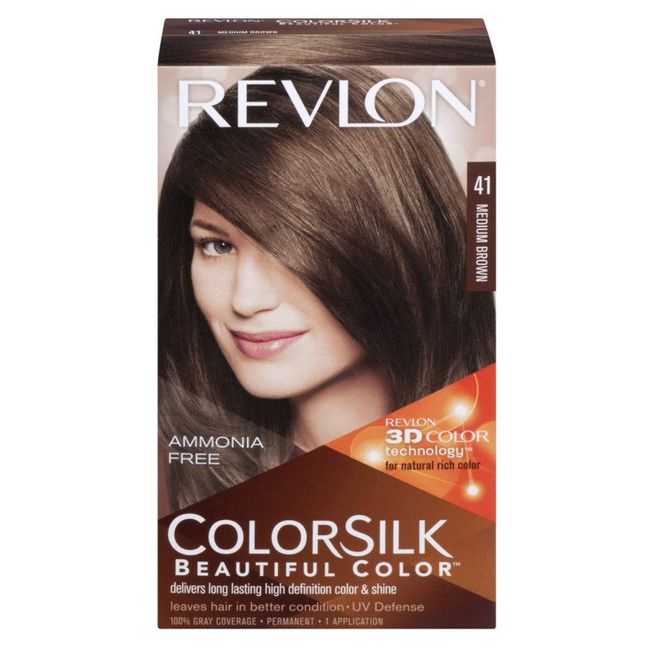 Revlon Revlon Colorsilk Natural Hair Color 4N Medium Brown, 4N Medium Brown each