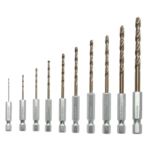 Hiuhkh, Short Drill Set, For Woodworking, Steel