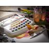 Van Gogh Watercolour plastic case botanical selection set | 24 half pans