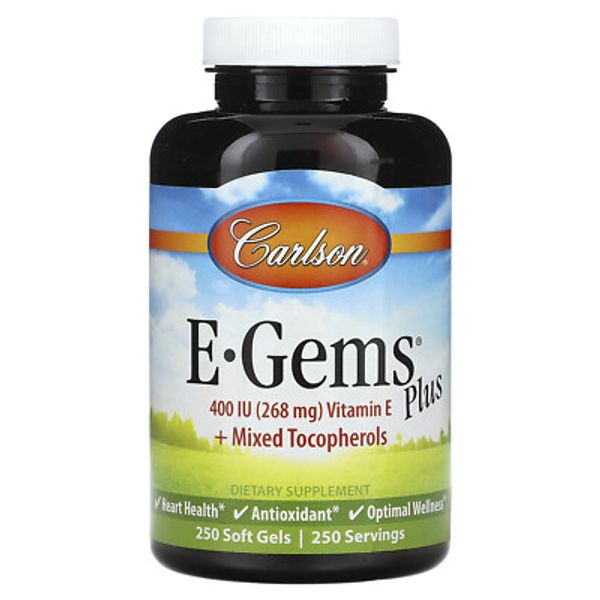 E-Gems Plus, 400 IU (268 mg), 250 Soft Gels