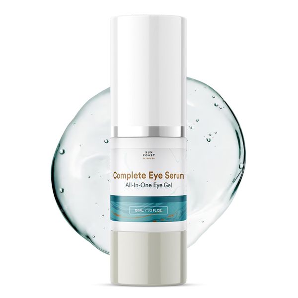 Complete Eye Serum by Dr. Mark Rosenberg for Wrinkle Reduction, Dark Spot Fading, and Under-Eye Bags Treatment (Pack of 1)