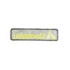 Gaobabu Embroidered Logo Patch (Horizontal) Black/Yellow *Made in Japan