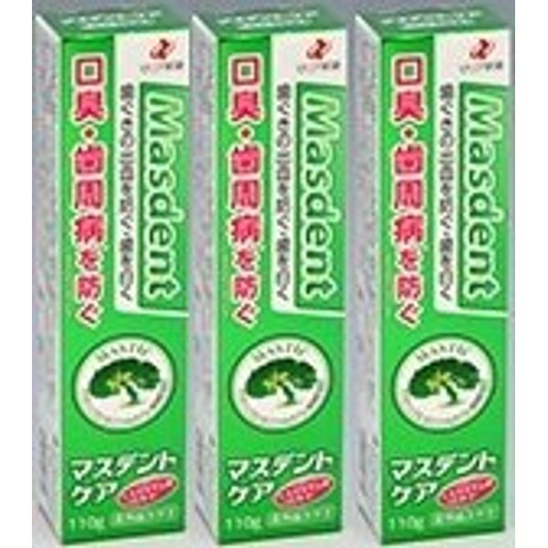 Medicated Toothpaste Masdent Care 4.3 oz (110 g) x 3 Bottles