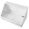 CONEC2, Angled Surface BACKBOX, 2 Gang, Wall Plates and Floor Boxes Audio Visual Cable, Qty X 1 | CLB-2780