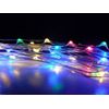 Christmas Concepts® 50 Multi LED Copper String Lights with Timer and Silver Cable - Home Lights - Home Decorations