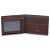 Bosca Navayo Slim 10 Pocket Wallet w/Removeable Flip I.D Passcase Dark Brown